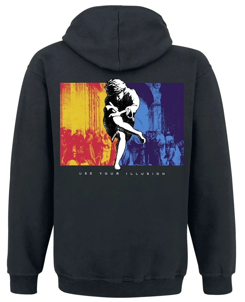 Use Your Illusion Boxed _ Guns N' Roses Hoodie 2026 Autumn and Winter High-end Luxury Is for Both Men and Women Top Y2k