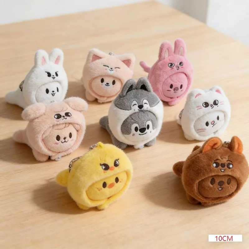 Nouveau K-pop Stray Kids DO IT porte-clés en peluche poupée pendentif officiel même SKZOO dominate fête poupée cape en peluche porte-clés jouet cadeau