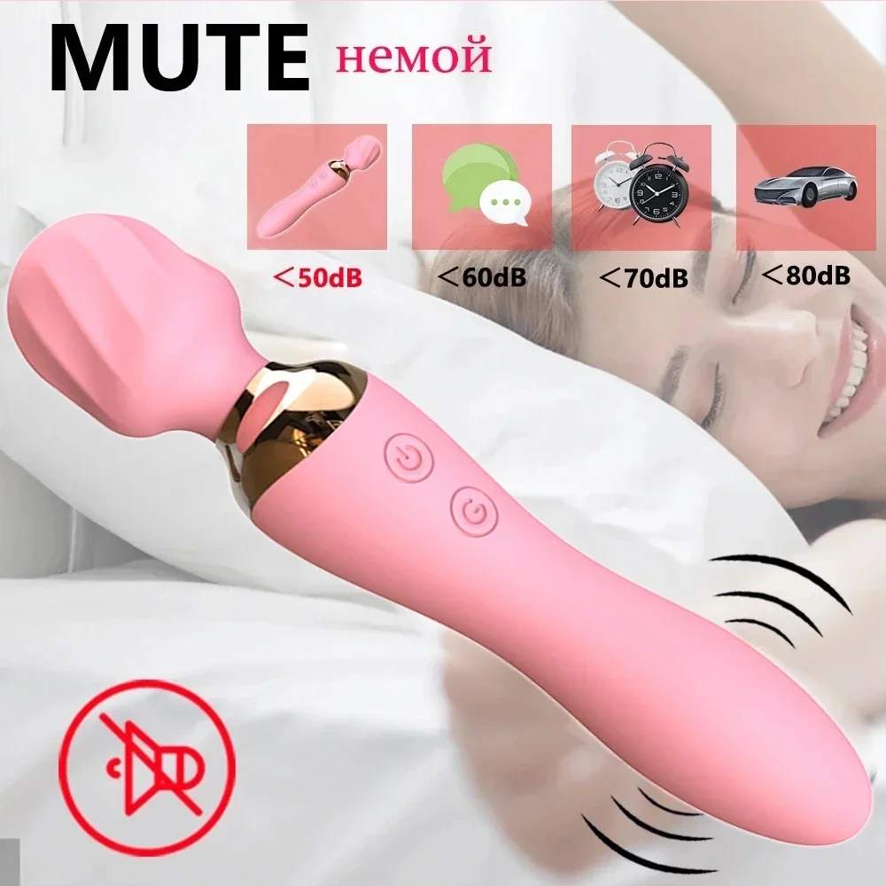 Powerful Vibrators Dildos Wand G Spot Clitoris Stimulator Vagina AV Vibrator Massager Masturbator Sex Toys for Women Adult 18+