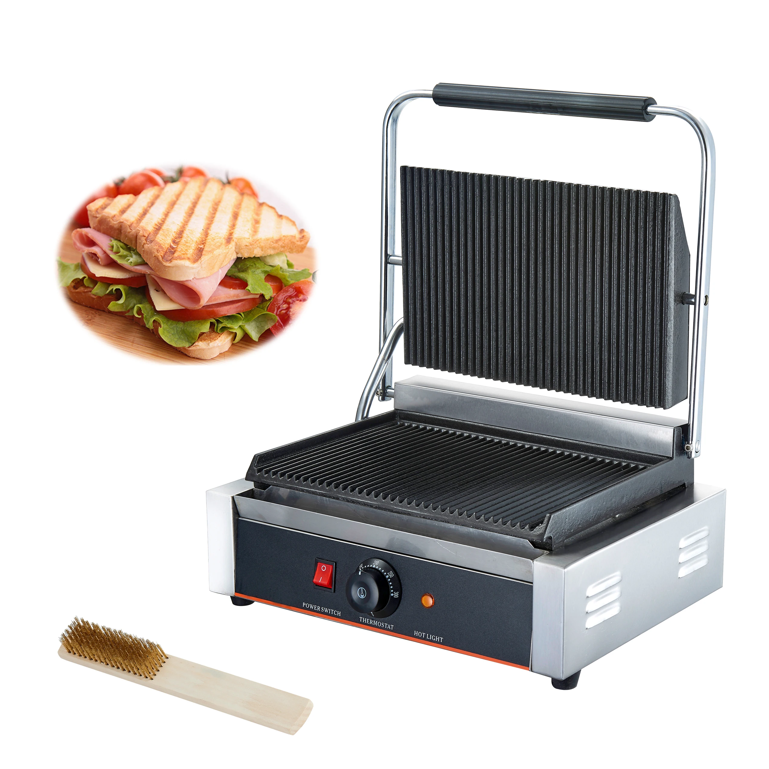 

Kitchen Appliance Commerical Electric Sandwich Press Panini Grill Machine