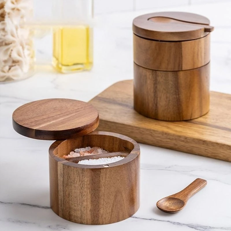 Seasoning Box with Tight Closures Spices Container for Home Cooks Q5WC