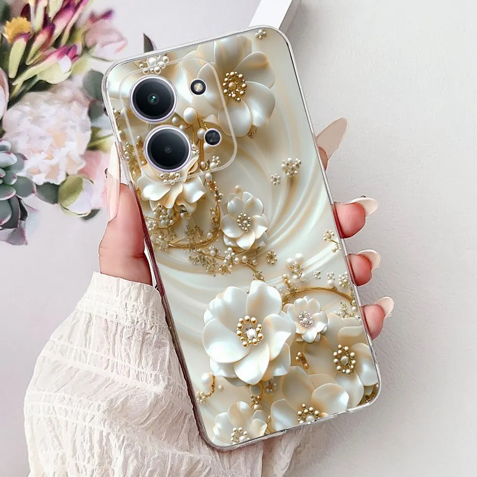 For Xiaomi Redmi 15C 5G Case Global Cover Cute Cats Lion Heart Soft Silicone Protective Shell For Poco C85 Redmi15C 173MM Bumper