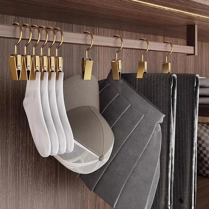 1pc Drying Rack Clothes Pegs Sturdy Clip Socks Hats Laundry Clothespins Pants Clothes Towel Storage Hangers Wardrobe Space Saver