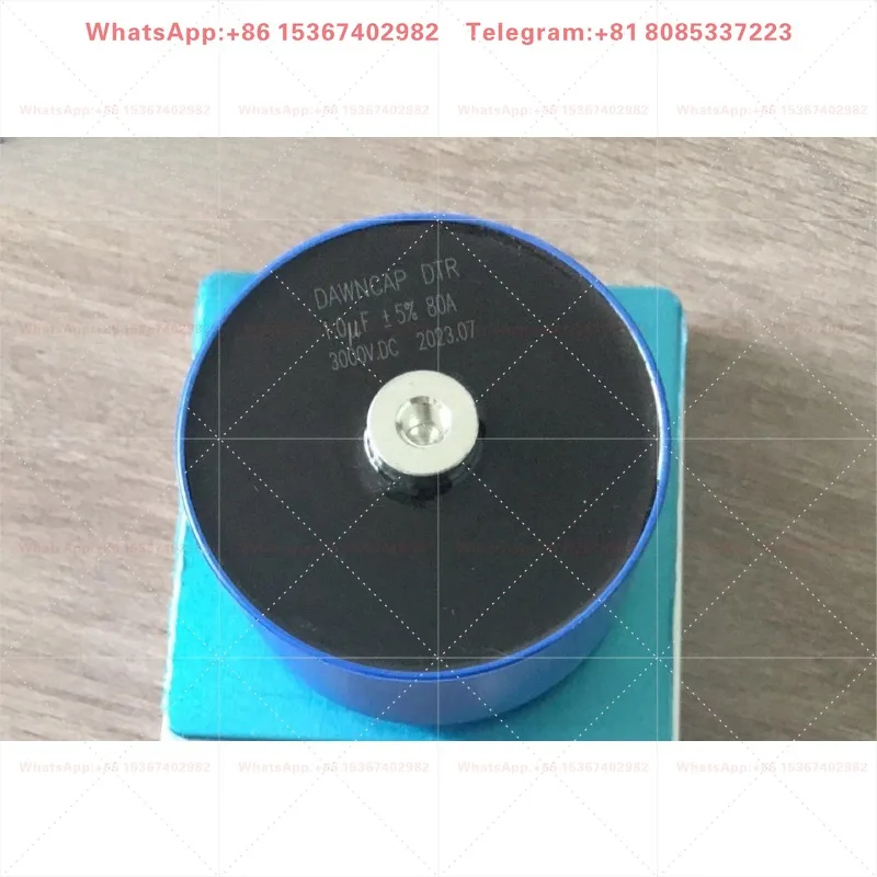 2 PCS DTR 1UF 3000VDC High Frequency Resonant Capacitor 80x40MM Electronic Component