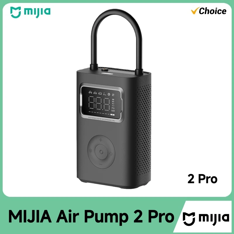 New Mijia Air Pump 2 Pro Portable Electric Air Compressor Mi Inflatable Treasure 150psi High Pressure f for  Car Bike Soccer