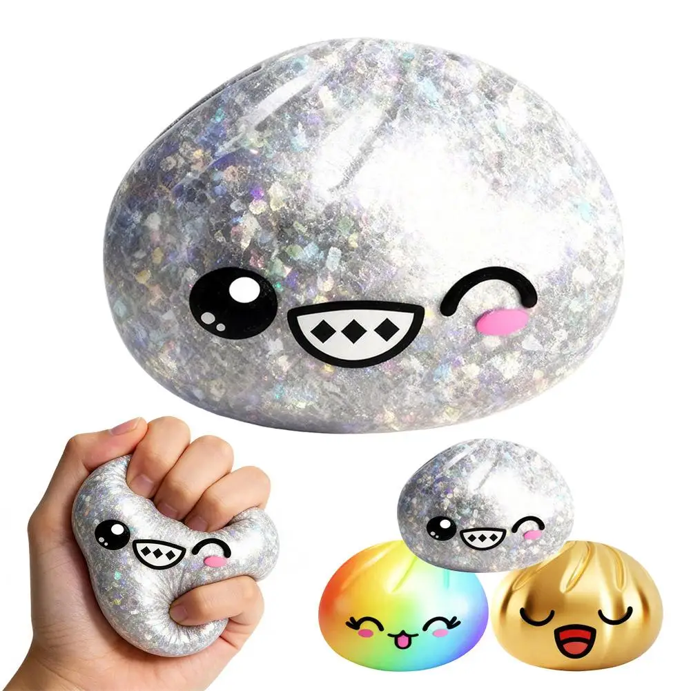 Cute Simulation Bun Toy Quick-Rebound Baozi Stress Relief Fidget Toy Soft Comfortable Touch For Anxiety Relief