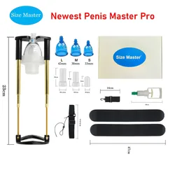 Penis Master Penis Extender com Vacuum Cup, Phallosan Deluxe Extensão, Sistema de Alargamento do Pênis, Maca Dispositivo, Novo Tamanho