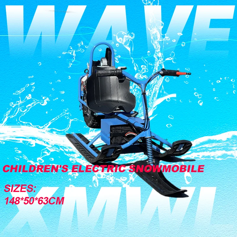 

Snowmobile All-terrain Electric Go-kart Off-road Sled Car Ice Ski Entertainment Kart Rear Disc Brake Outdoor Ice Rink Commercial