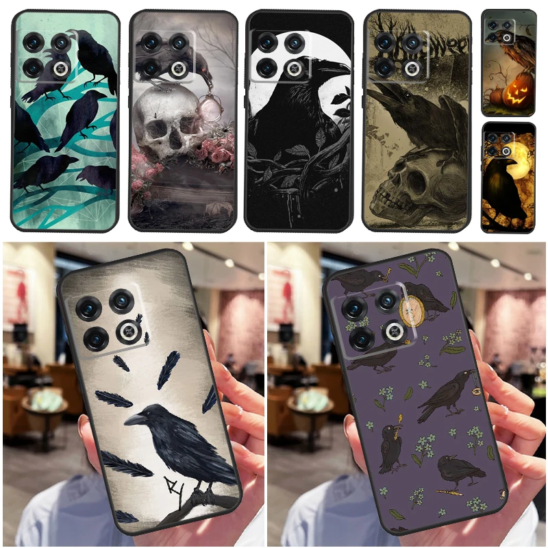 The Raven Halloween Funda For Oneplus 8T 10T 9R 9RT Ace 8 9 10 Pro Case For Oneplus Nord 2T N10 N20 CE 2 Lite