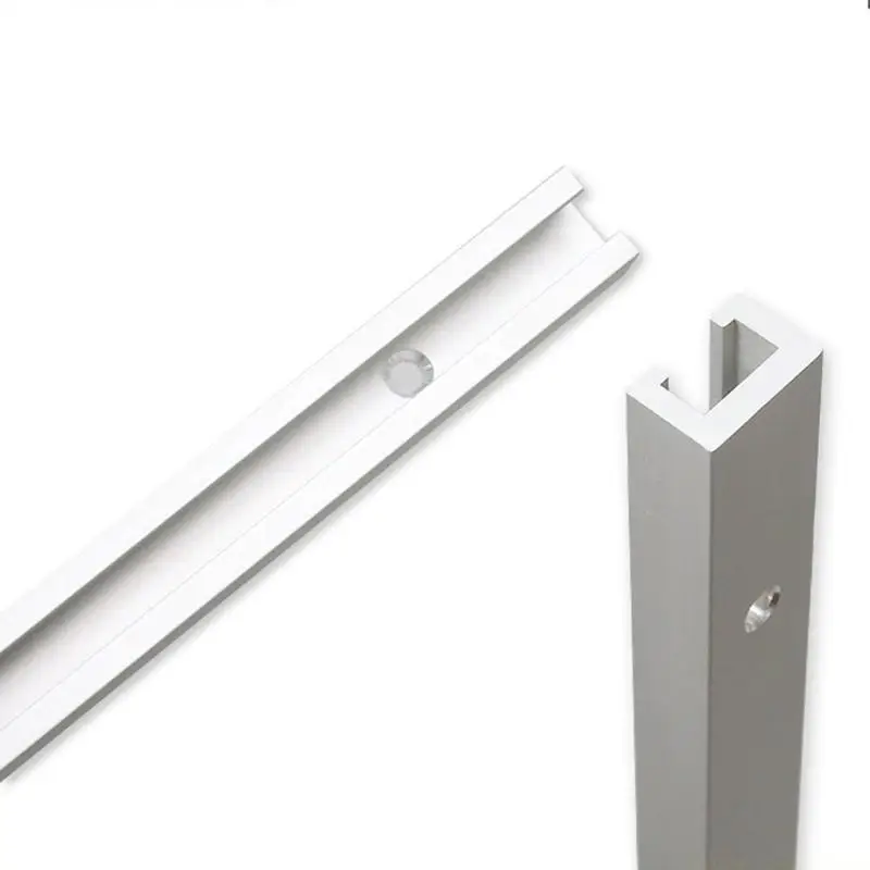A2BE T-Track T-Slot Miter Jig Tool Screw Fixture Aluminum Table Cutter Router Chutes