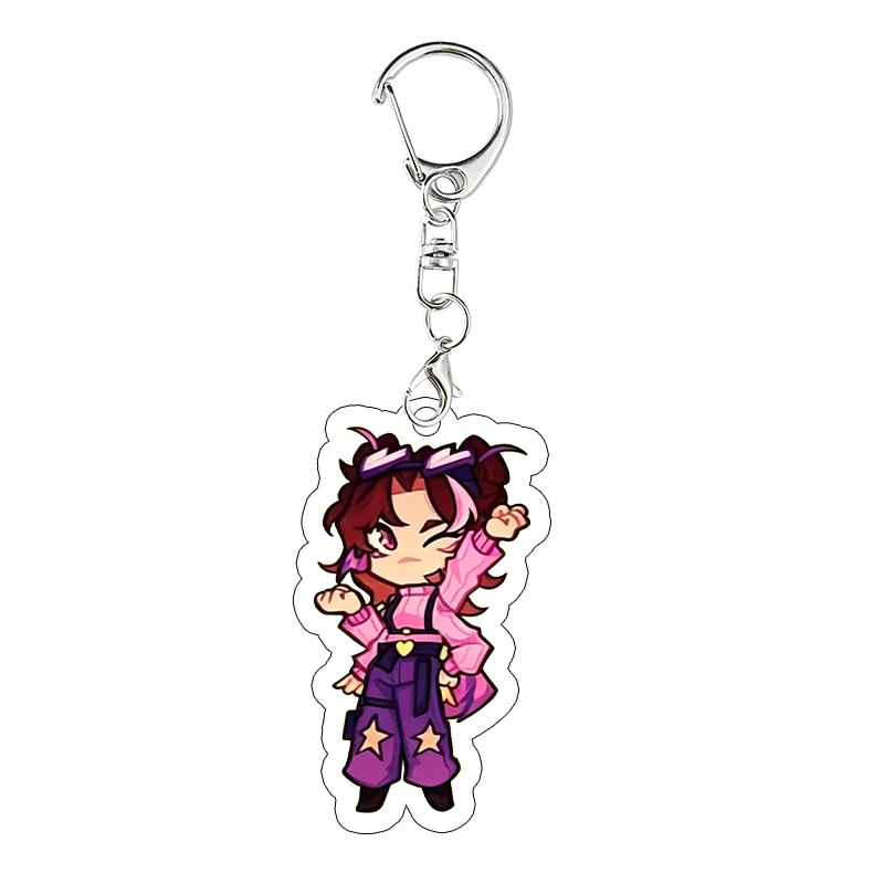 Unstabile Universum Acryl-Schlüsselanhänger PrinceZam Schlüsselring Studenten Kawaii Taschenanhänger Cartoon LettuceK Wemmbu Charm Hängende Ornamente