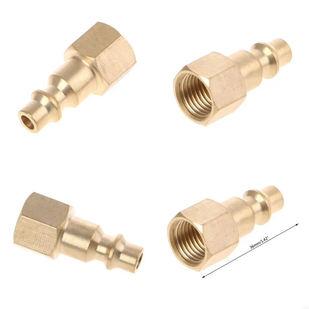 

Твердая латунь, 1/4 дюйма, NPT, быстрый соединитель, фитинги для воздушного шланга, муфта воздушного компрессора,