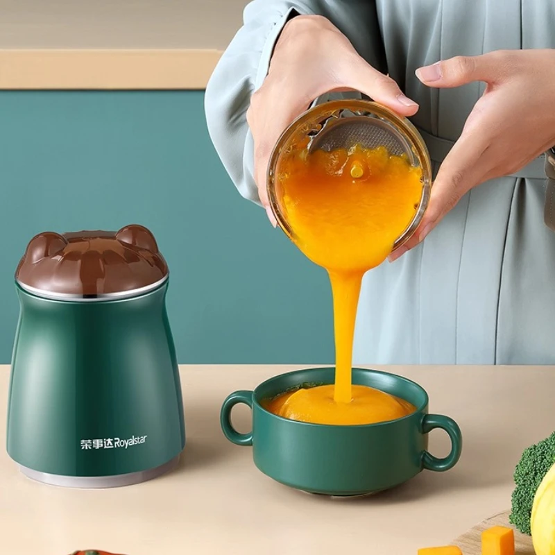 ベビーフードプロセッサー、多機能ミニグラインダーとブレンダー、304ステンレス鋼、ガラスボウル、取り外し可能なデザインで簡単な洗浄