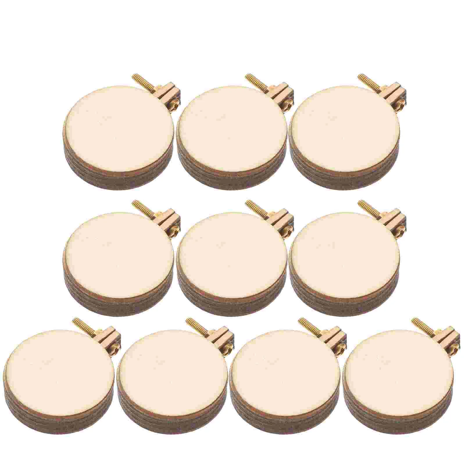 

10 Sets Mini Embroidery Stretch Cute Hoop Cross Stitch Rings Hoops Bulk Stitching Frame Frames Kits