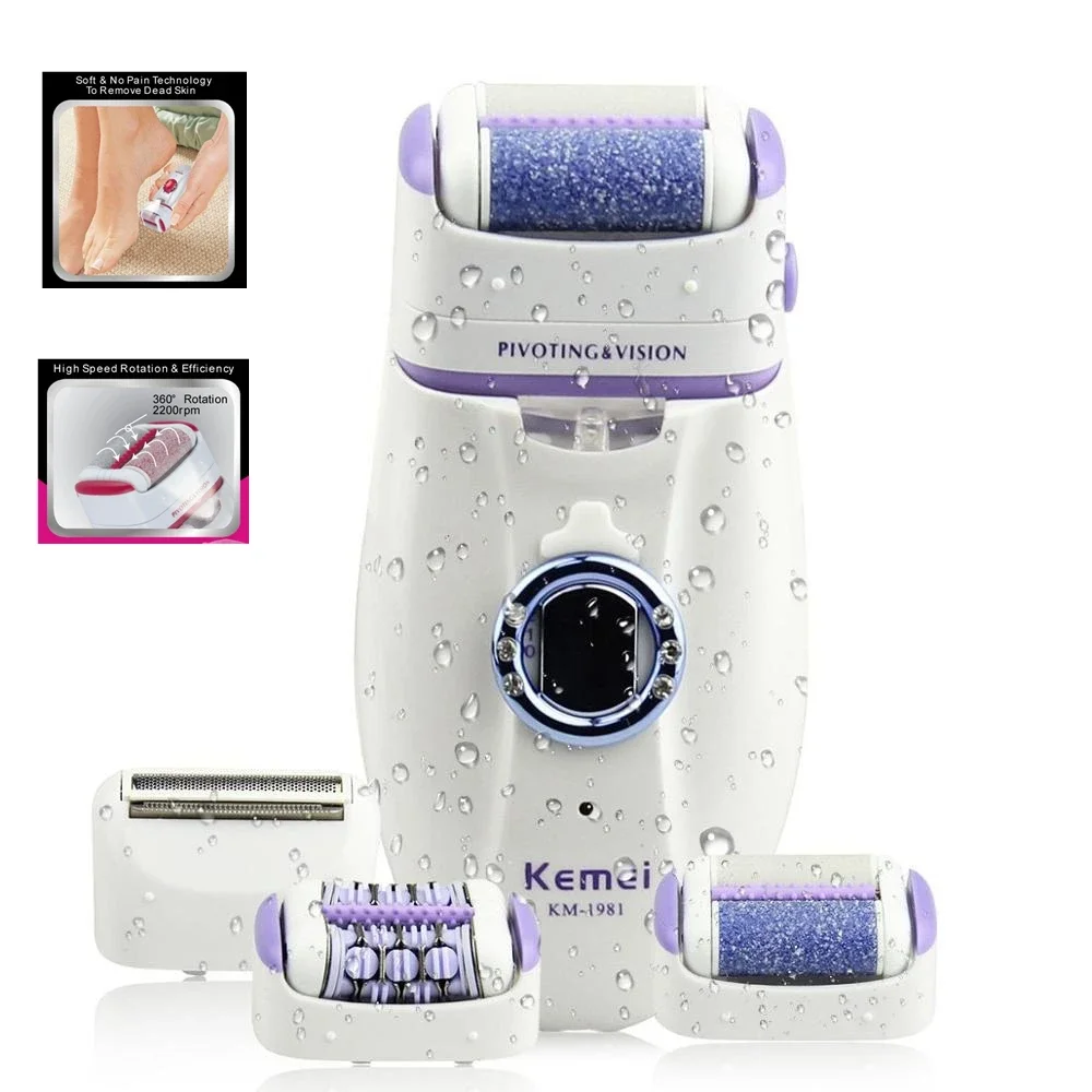 

Original Kemei Electric Epilator Women Face Hair Remover Shaver Legs Depilatory Bikini Trimmer