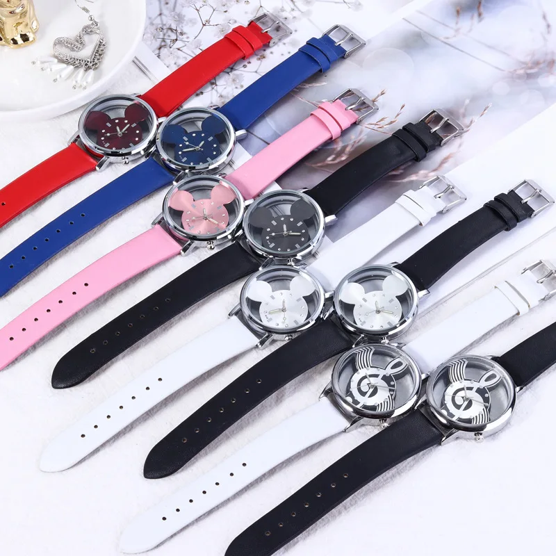 Fashion Girl Boy Children Watches Cartoon Style Kids Student Watch Women