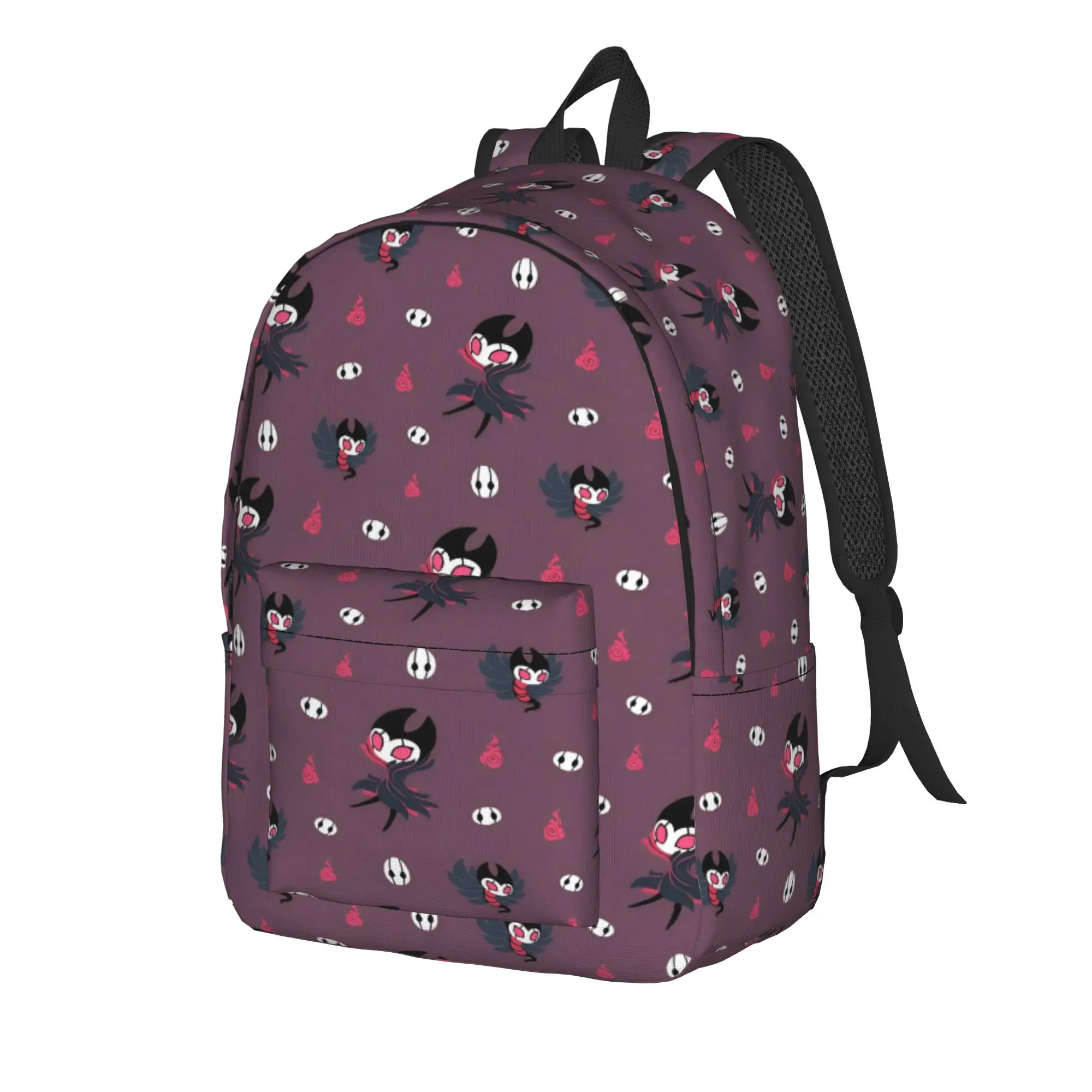 Hollow Knight Video Game Backpack  College Backpacks Female Stylish High School Bags Custom Breathable Rucksack