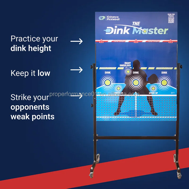 ZJW STLF Personalización de alta calidad Fábrica Venta al por mayor Pickleball Entrenamiento Dink Pad y rebote |   Bola de pared polaca y transforma Fi