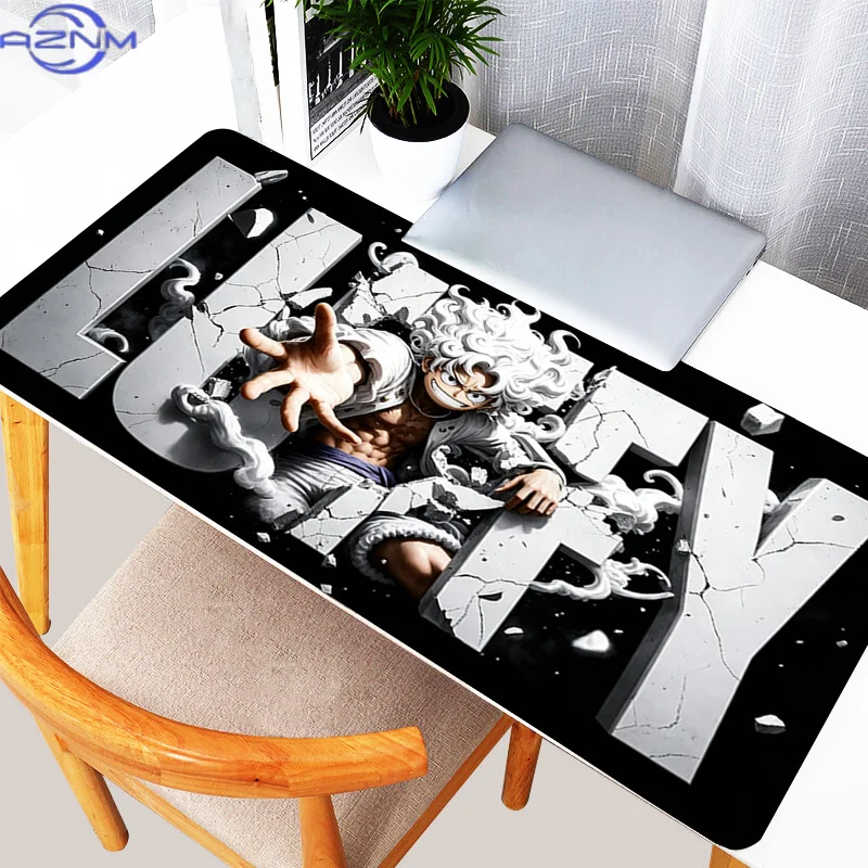 Anime Mouse Pad Gamer High-quality natural rubber base Computer Desk Mat Hot Gaming Accessories O-one P-piece Extended Mousepad
