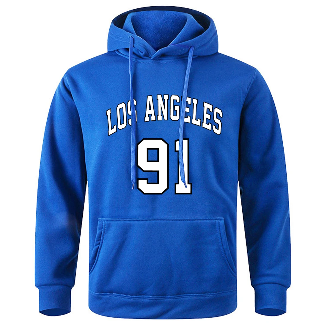 

Los Angeles 91 Printing Sport Shirts Men'S Fashion Everyday Hoodies Unisex Causal Pocket Sportwear Streetwear Fleece Clothing