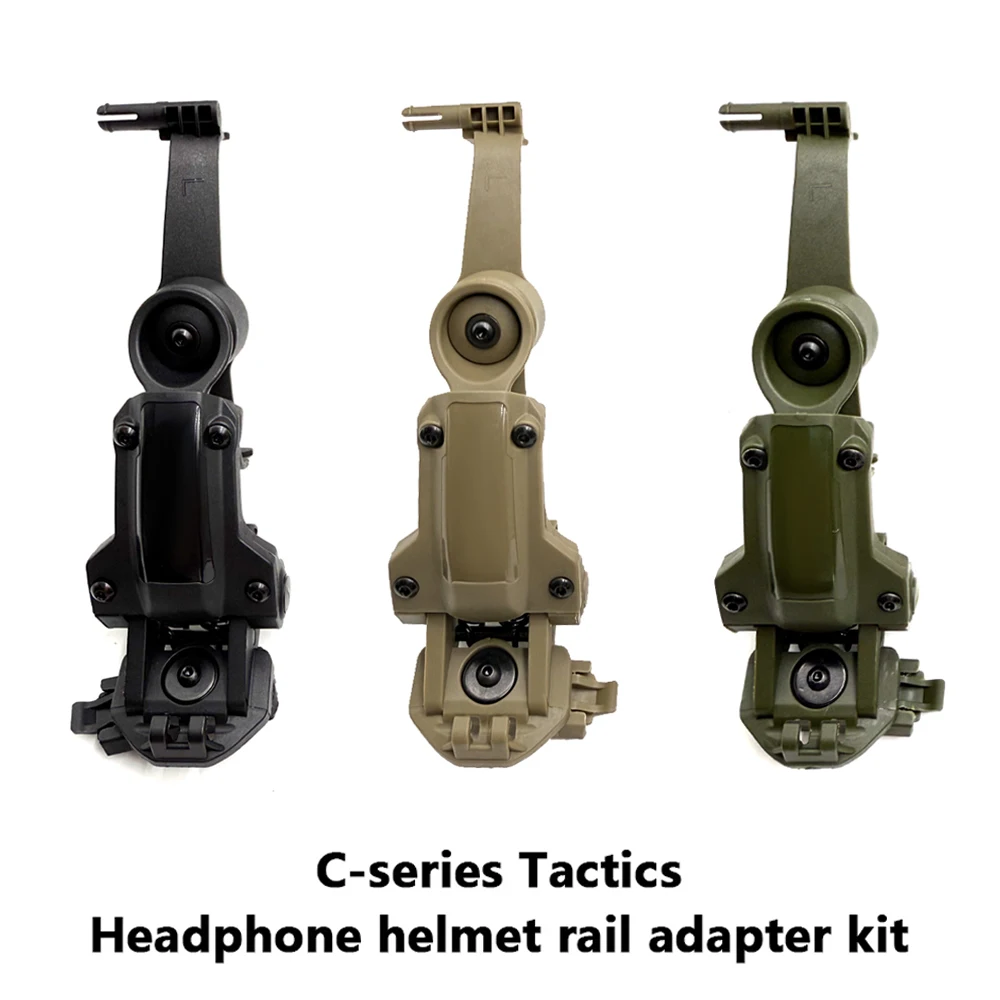 Tactical Helmet OPS CORE ARC/Wendy  Rail Adapter Helmet Mount is Suitable for Tactical III Hunting Shooting Headset