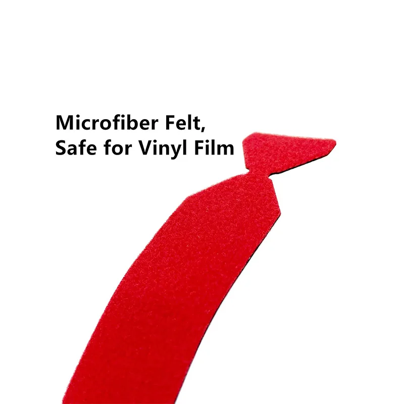 20 Stück Rakel Filztuch für Auto Vinylfolie Verpackung Schaber Keine Kratzer Mikrofaser Austauschbare Filze für Vinylspatel – Detail 4