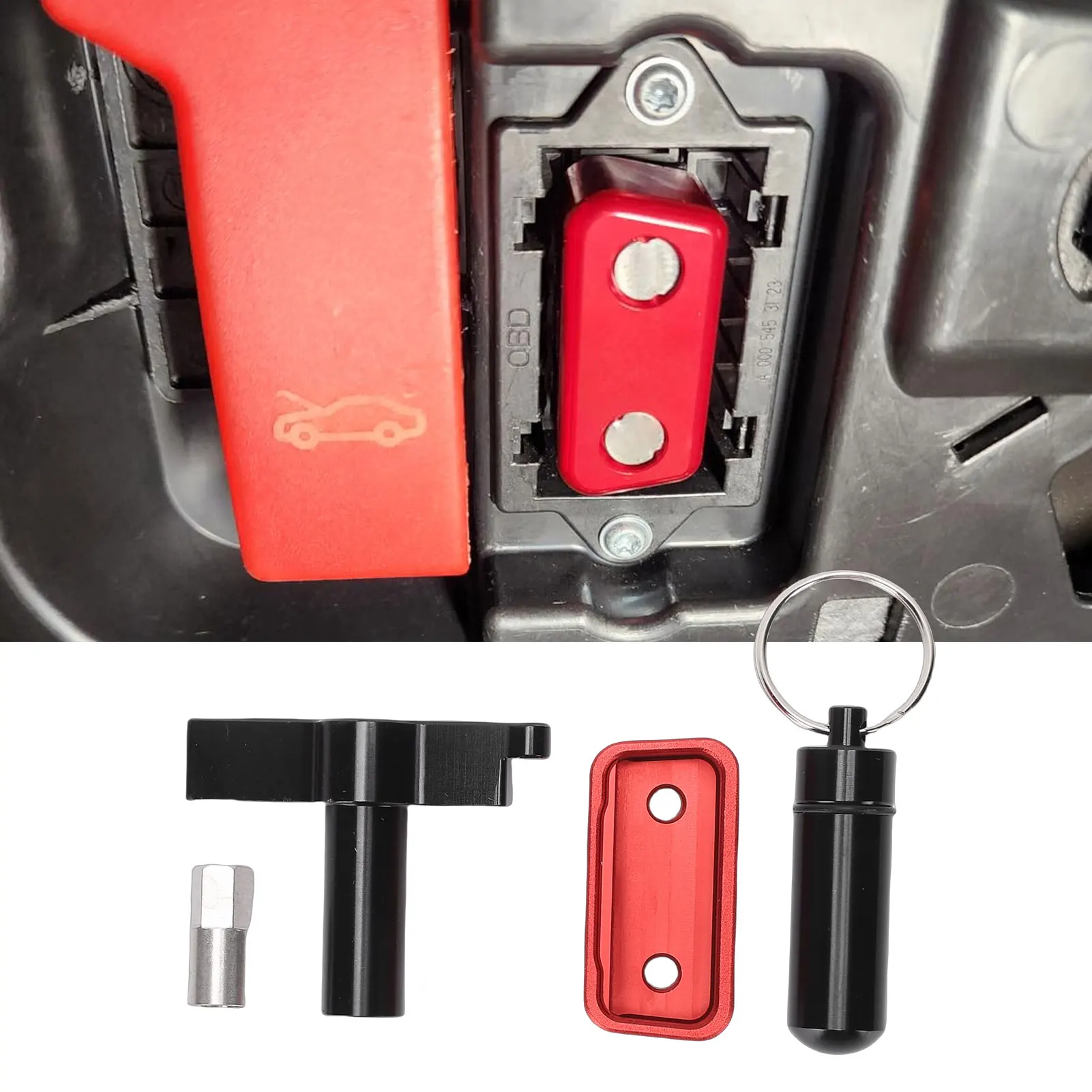 ODB Lock ODB Port Locking Tool Aluminium Alloy Anti Pry Anti Theft OBD Port Protector Locking Device for Cars SUVs Trucks
