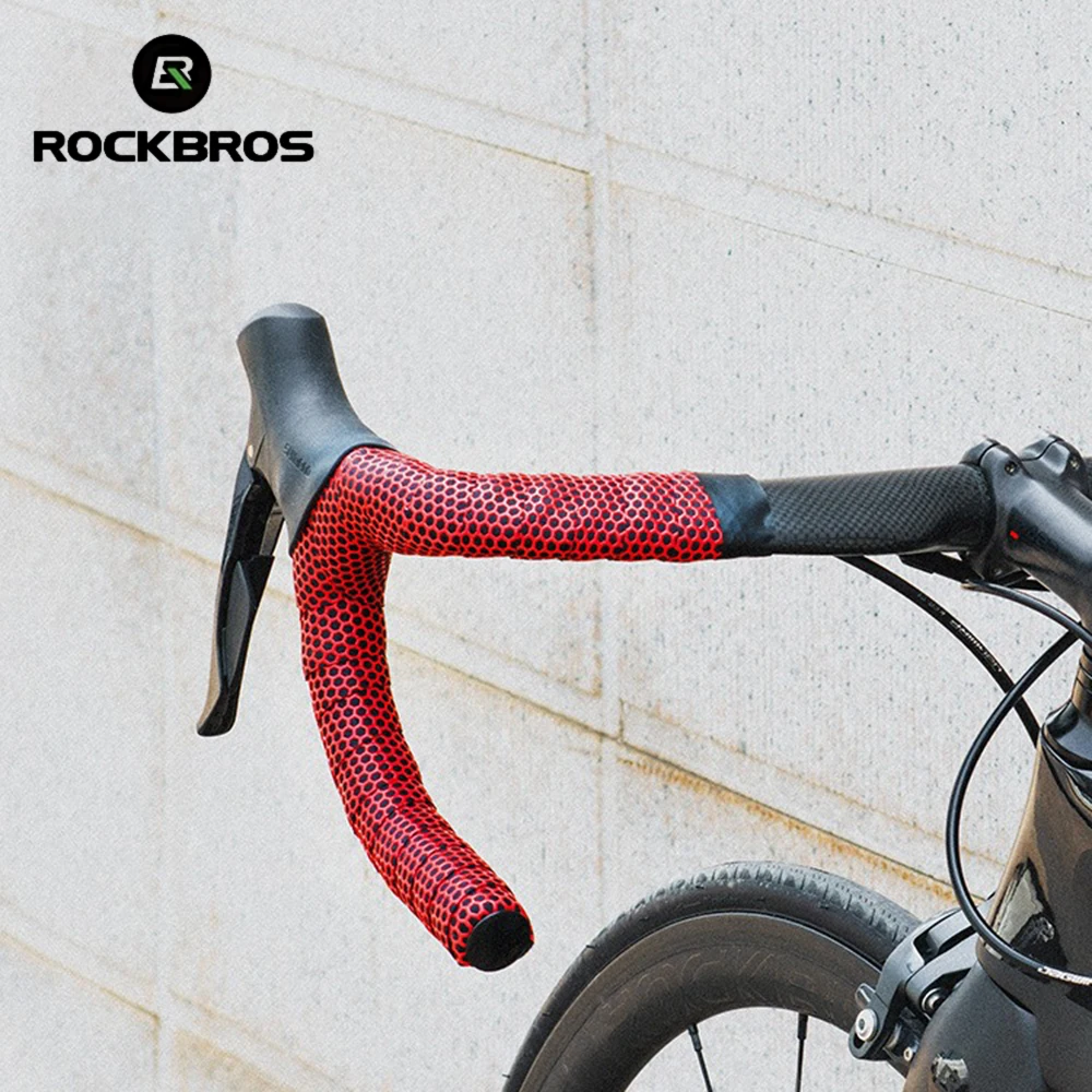 ROCKBROS Nastro per manubrio Nastro adesivo per manubrio ad alta tenacità Nastro adesivo per maniglia per bici da strada Barra ammortizzante Cinghia a