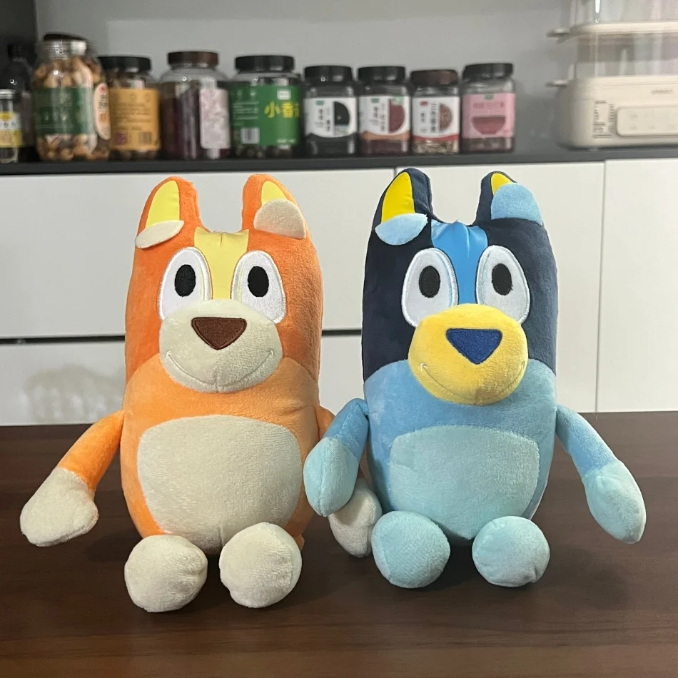 ตุ๊กตาบลูอี้ ขนาด 25 ซม. ตุ๊กตาสุนัขบลูอี้ บิงโก ตุ๊กตาผ้ากำมะหยี่นุ่ม ของขวัญวันเกิดสำหรับครอบครัว