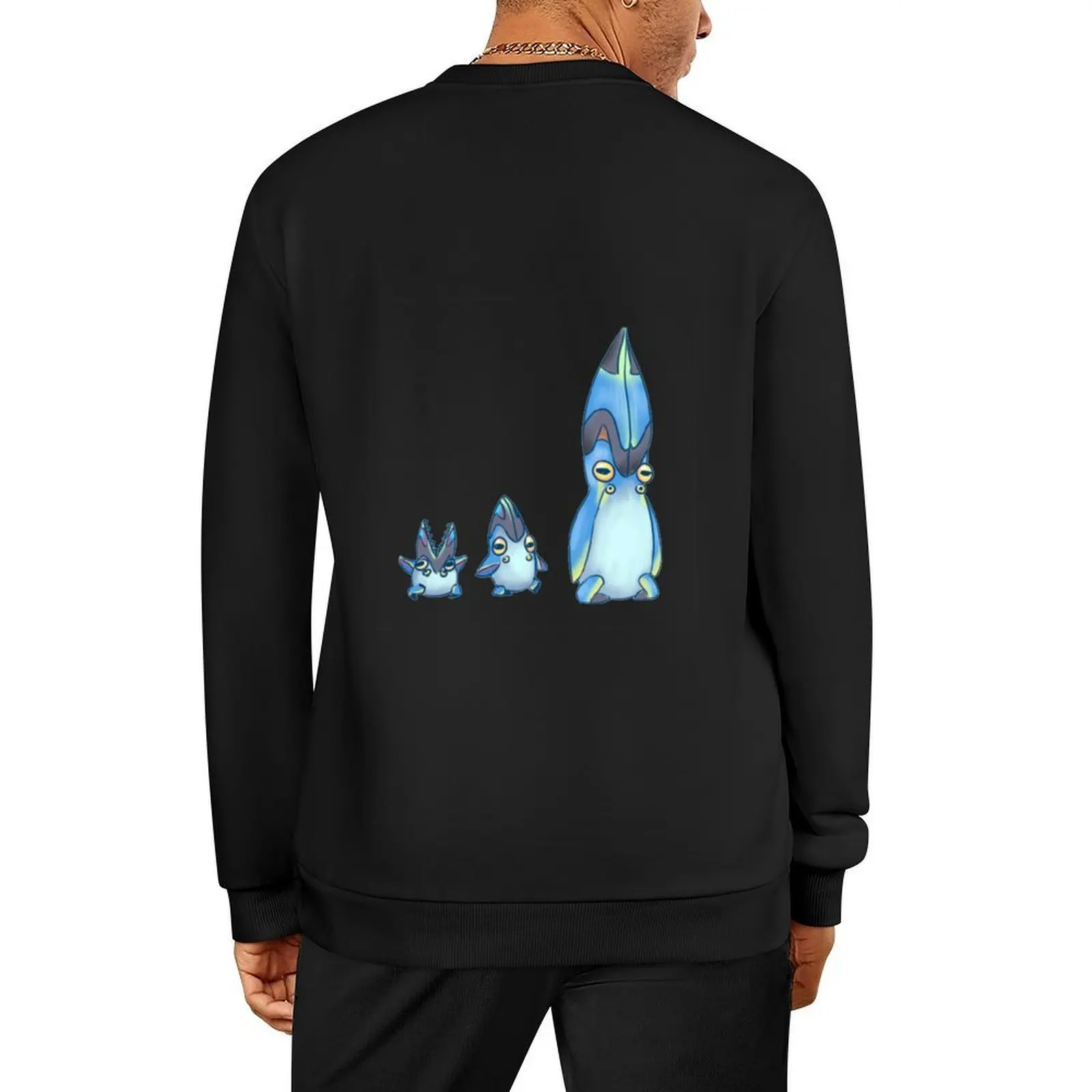 

Subnautica Below Zero Penglings & Pengwings Pullover tracksuit men aesthetic clothing anime clothes men sweatshirt