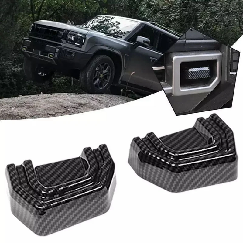 Off-Road Trailer Cover Trim Stickers Trailer Hook Cover Exterior Trim For Chery Jetour Traveler T2