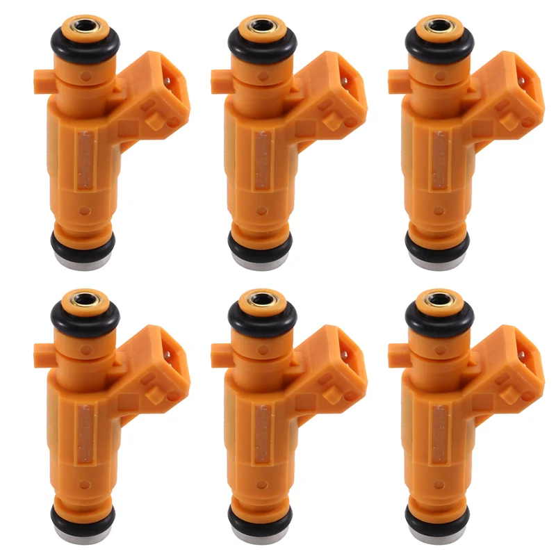 

AUTO Fuel Injector 0280155994 1984. E5 9635884280 6-Piece Set For Citroen C5 C8 406 607 807 Renault Fiat Lancia 3.0L