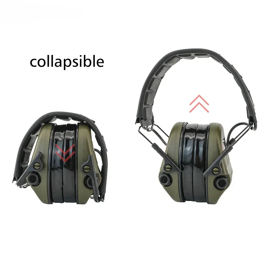 NEW SORDINULTRA IPSC Headset, Silicone Ear Cushions, Compatible with Outdoor Sports Noise-Canceling Tactical Headphones