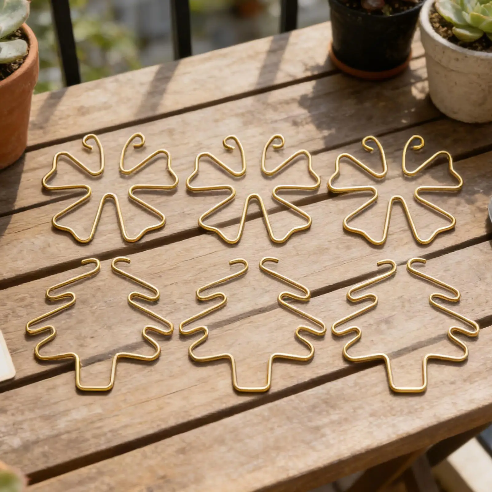 Snake Plant Support 6 Pieces Rustproof Aesthetic Holders Plant Support Flower Stem Holder For Potted Monstera Pothos Flower