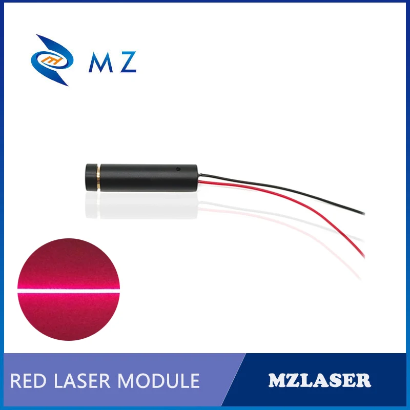 Rode Lijn Laserdiode Model Verstelbare Focus Compacte Mini D 10Mm 638nm 100Mw Cw Industriële Kwaliteit Machine Rode Lijn Laser