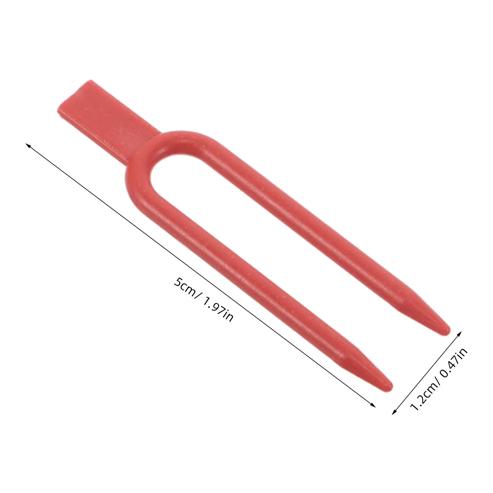 100Pcs Gardening Fixed Clips Lightweight Plastic Plant Pins Fast Installation for Vine Tomato Strawberry Support