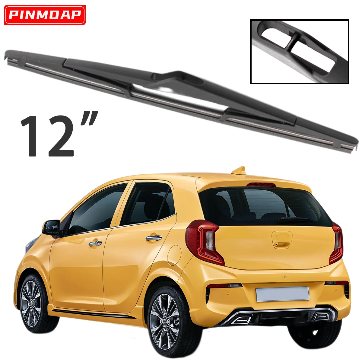 1PC 12 "Hinten Wischer Für KIA Picanto Morgen MK2 Fließheck 2011-2017 Windschutzscheibe Windschutz Hinten Wischer klinge Auto Zubehör Accses