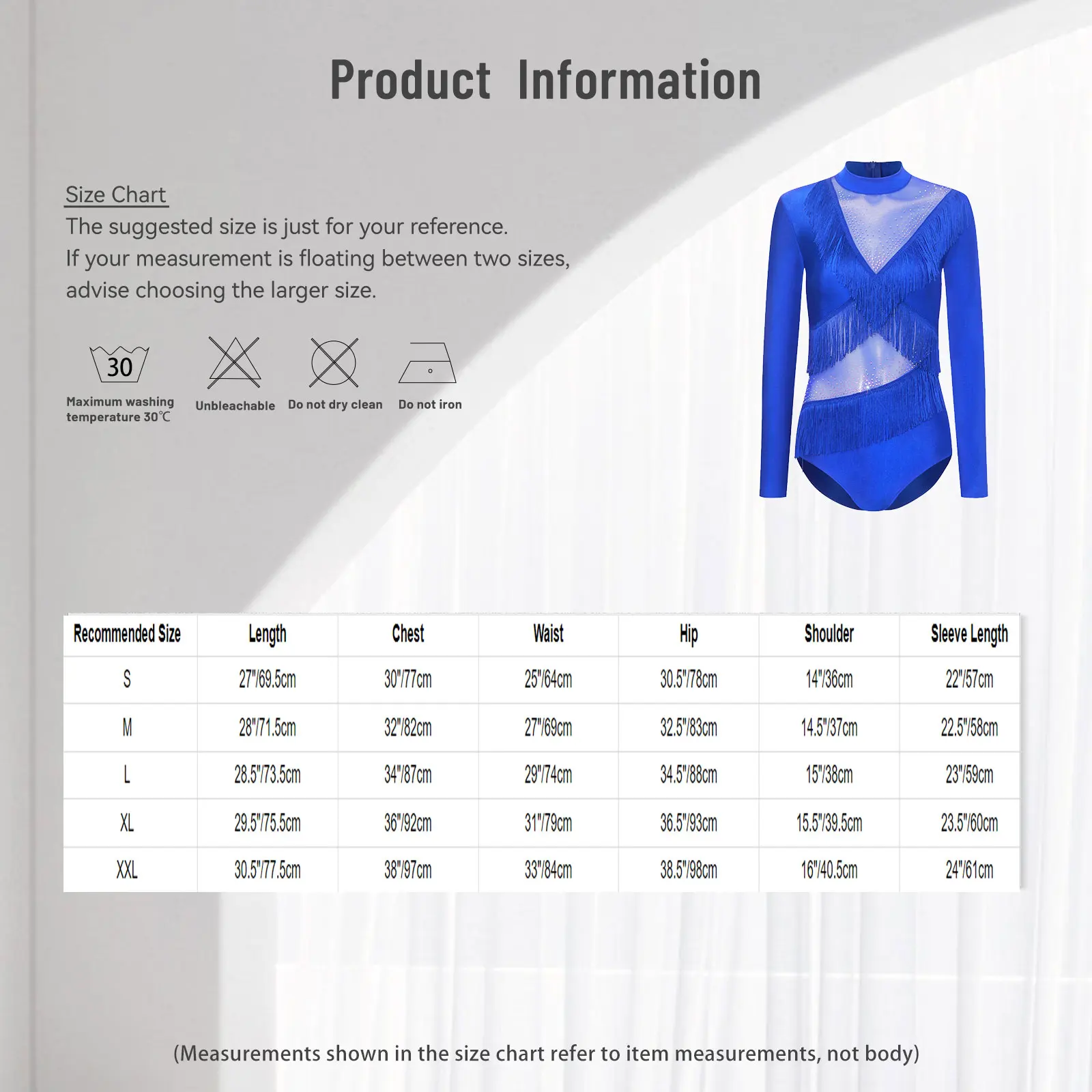 

Women Tassel Latin Tango Ballet Dance Leotards Performance Bodysuit Costumes Long Sleeve Sheer Mesh Rhinestones Jazz Jumpsuits