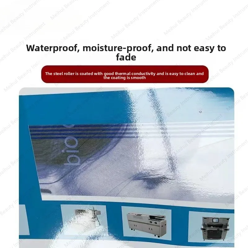 Hot and Cold Mounting Single-sided Double-sided Anti Curling and Edge Trimming Laminating Machine for Large Steel Coils