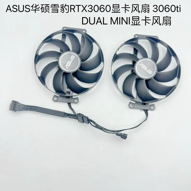 for ASUS Snow Leopard RTX 3060 3060 Ti DUAL MINI Graphics Card Cooling Fan Silent Replacement Cooler