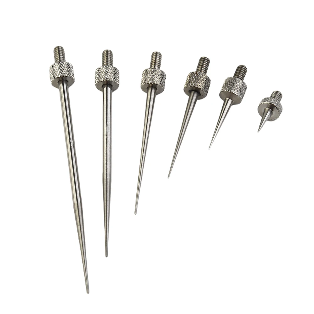 6pcs Indicator Tirmtables Equipment Extension Test Thread Dial Digital Gauge High Speed Steel Stem Accessories