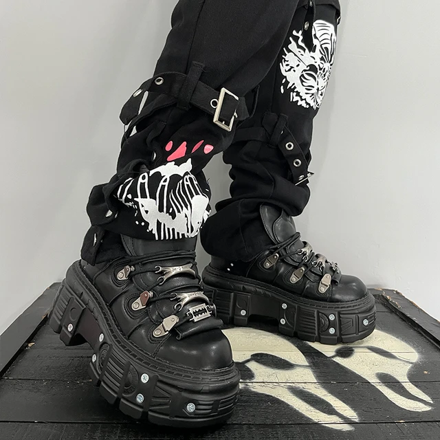 Punk style shoes deals