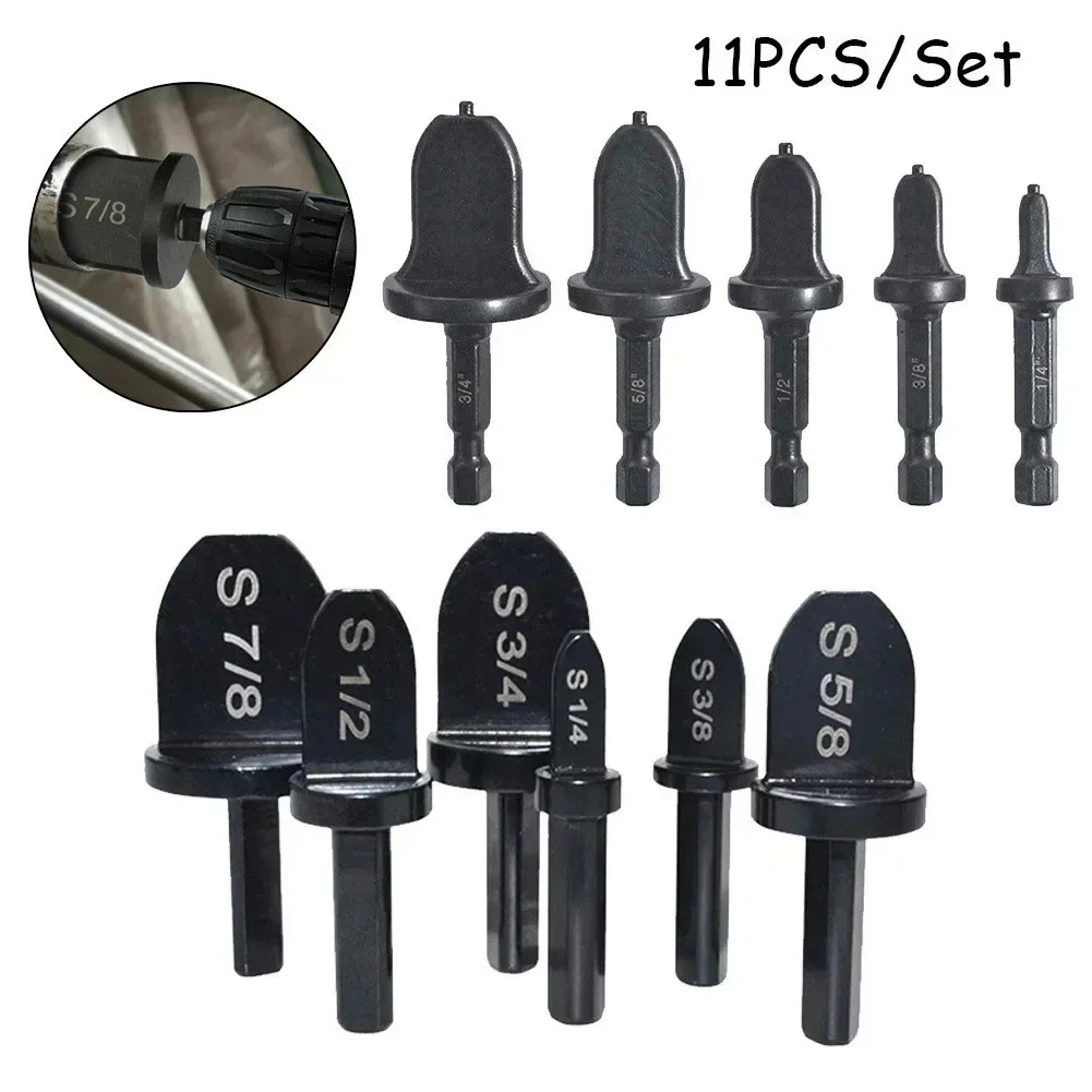 

For Air Conditioning Copper Tube Expander Tool Set 11 Pieces 45# Steel for Hard and Soft Copper Pipe Installation