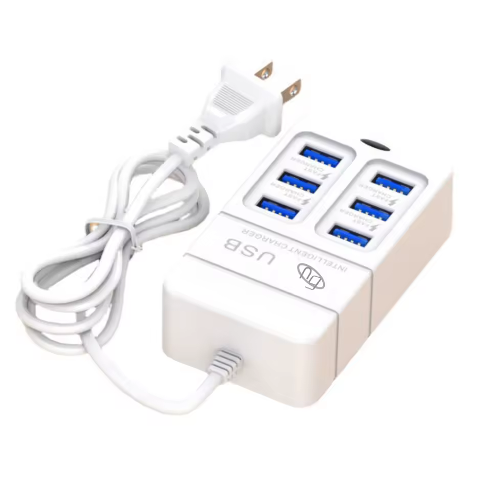 6 in 1 USB 충전기 포트 구성