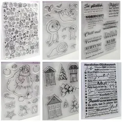 Christmas Clear Stamp For DIY Scrapbooking Seal Card Making A5102