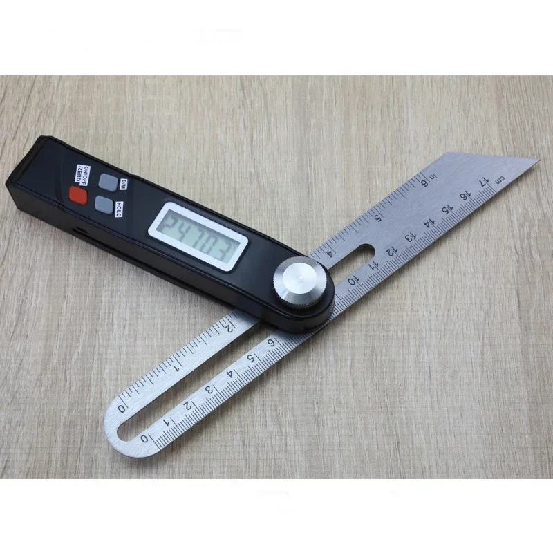 Stainless Steel Digital Angle Ruler Protractor Gauge T Bevel 360 Degree Electronic Level Digital Angle Finder Measuring Tool