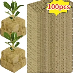 Planting Sponge Rock Cotton Starter Plugs Hydroponic Grow Media Cube Home Greenhouse Garden Supplies Accessories Tools