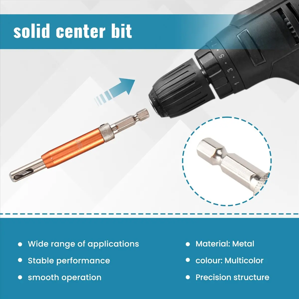 Mega Sale Self Centering Drill Bit Set 1/4Inch Hex Shank Bit, 5/64In to 1/4In Center Drill Bit Set Custom Hinge Drill Bit Set