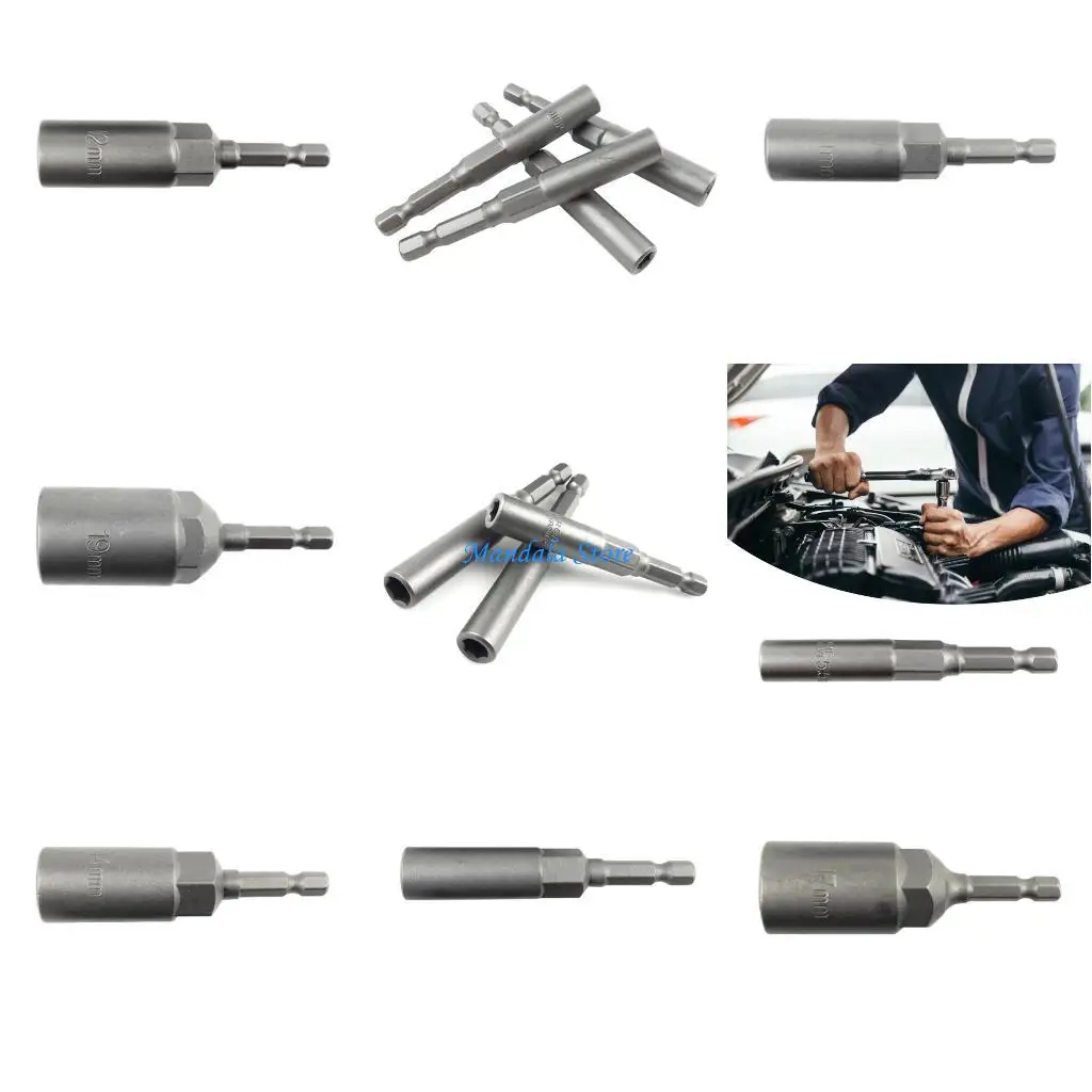

U2JC Multiple Size Hexagonal Shank Sleeve for Easy Removal of Hexagonal Head Screws