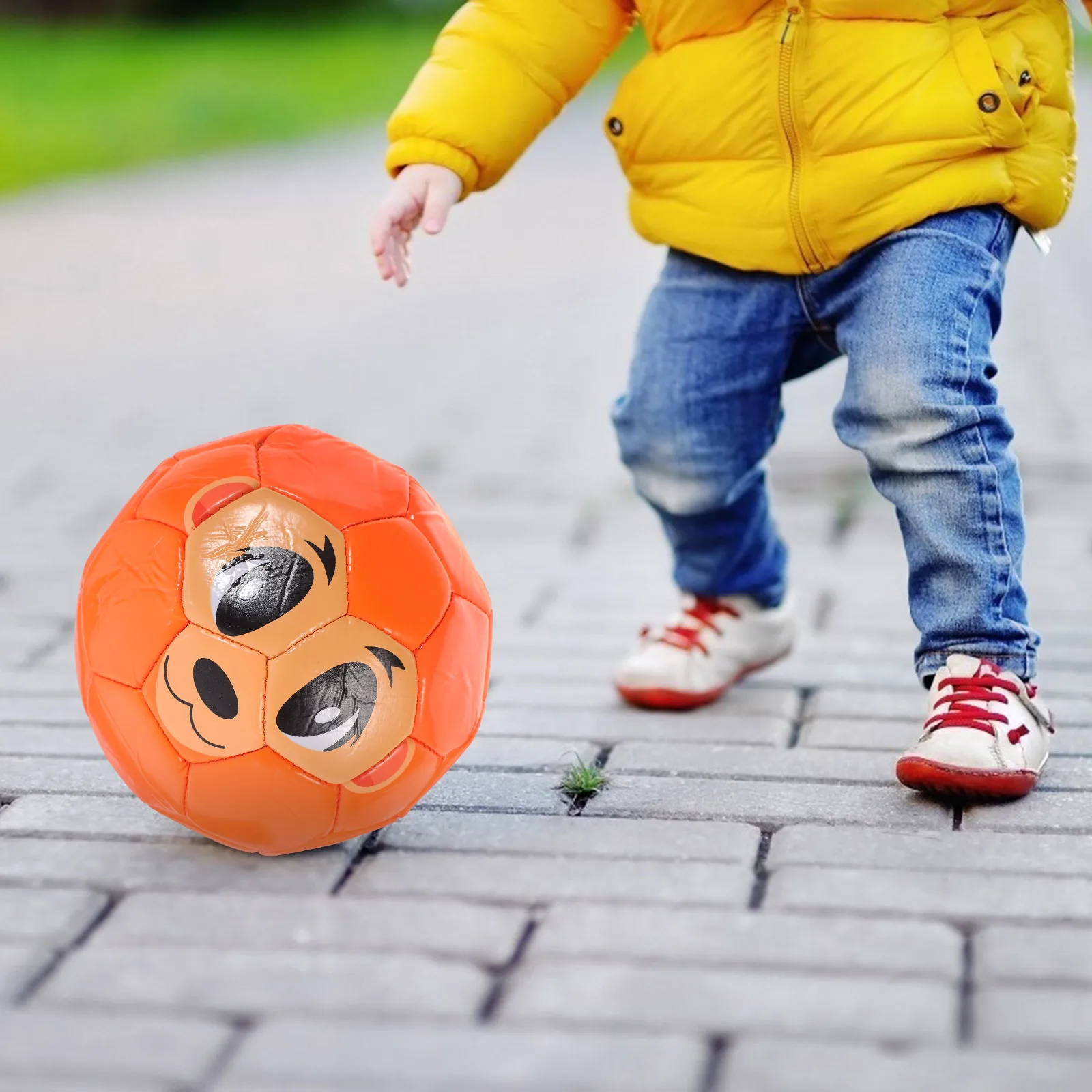 

Cartoon Football Kids Soccer Toy Training Toys Little Penguin Toddler Pu Game Baby for